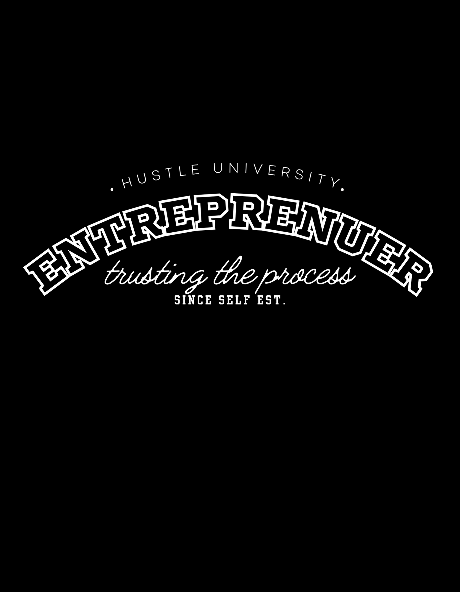 The Hustle University Entrepreneur - Unisex Hoodie